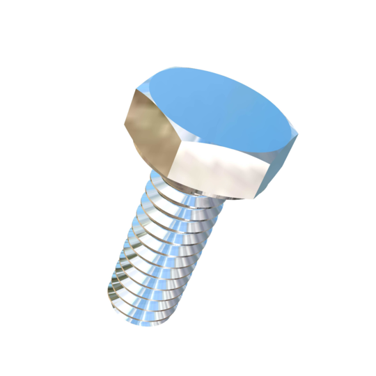 Titanium 1/4-20 X 11/16 inch UNC Fully Threaded Allied Titanium Hex Head Bolt (No Dimple)